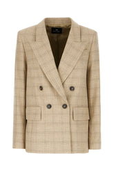 Embroidered polyester blend blazer -  | Wise