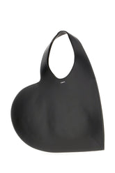 Borsa a spalla Double Heart in pelle nera -  | Wise