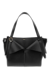 Borsa shopping Belt Cabas in pelle nera -  | Wise