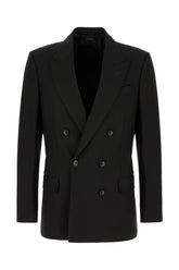Black wool blazer -  | Wise
