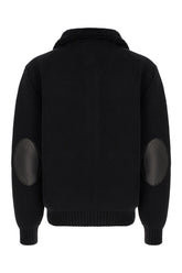 Cardigan in cashmere nero -  | Wise