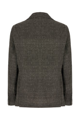 Printed stretch cotton blazer -  | Wise