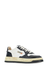 Two-tone leather Supvint sneakers -  | Wise