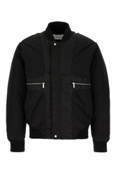 Back nylon padded bomber jacket -  | Wise