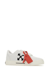 Sneakers New Vulcanized bianche in tela e pelle -  | Wise