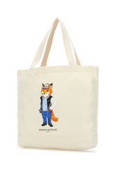 Borsa shopping in cotone avorio -  | Wise