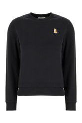 Black cotton sweatshirt -  | Wise