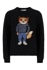 Black wool sweater -  | Wise