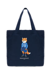 Borsa shopping in cotone blu navy -  | Wise
