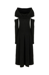 Abito in misto viscosa stretch nera -  | Wise