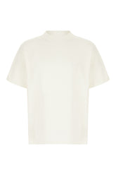 Ivory cotton blend t-shirt -  | Wise