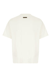 Ivory cotton blend t-shirt -  | Wise