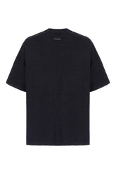 Black stretch polyester blend t-shirt -  | Wise