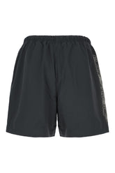 Slate stretch nylon bermuda shorts -  | Wise