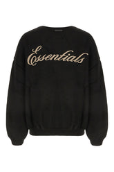 Black stretch acrylic blend sweater -  | Wise