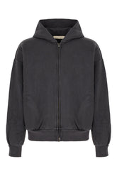 Charcoal cotton sweatshirt -  | Wise