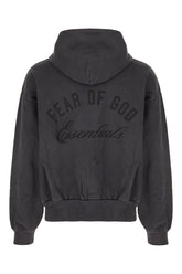 Charcoal cotton sweatshirt -  | Wise