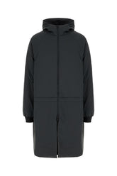 Slate stretch nylon blend padded jacket -  | Wise