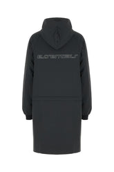 Slate stretch nylon blend padded jacket -  | Wise