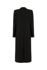 Black wool blend coat -  | Wise