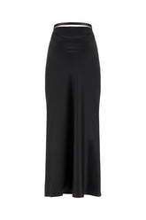 Black silk skirt -  | Wise