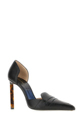 Black leather pumps -  | Wise