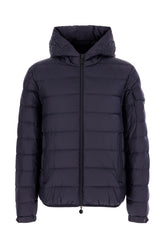 Navy blue nylon Najan down jacket -  | Wise