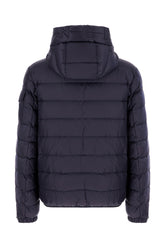 Navy blue nylon Najan down jacket -  | Wise