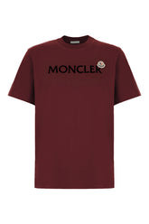 T-shirt in cotone bordeaux -  | Wise