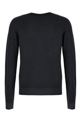 Charcoal wool sweater -  | Wise