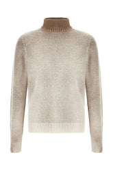 Multicolor wool blend reversible sweater -  | Wise