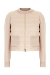 Pastel pink wool Tricot cardigan -  | Wise