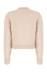 Pastel pink wool Tricot cardigan -  | Wise