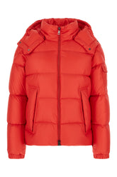 Red nylon Couyere down jacket -  | Wise