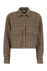 Embroidered wool blend jacket -  | Wise