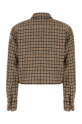 Embroidered wool blend jacket -  | Wise