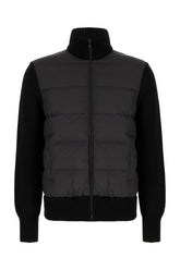 Black wool Tricot cardigan -  | Wise