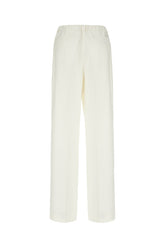 Pantalone in lana avorio -  | Wise