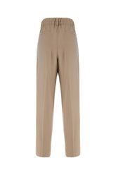Beige wool pants -  | Wise