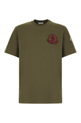 T-shirt in cotone verde militare -  | Wise