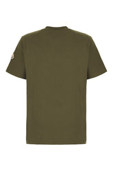 T-shirt in cotone verde militare -  | Wise