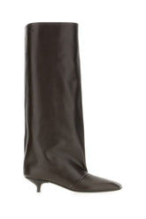 Dark brown leather Nevada boots -  | Wise