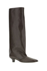 Dark brown leather Nevada boots -  | Wise