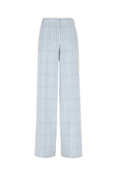 Printed stretch polyester pants -  | Wise