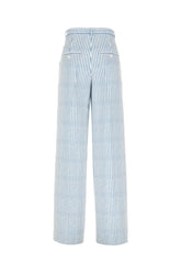 Printed stretch polyester pants -  | Wise