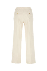 Printed stretch polyester pants -  | Wise