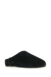 Black suede Elea slippers -  | Wise