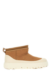 Stivaletti Ultra Mini Weather Hybrid in pelle scamosciata biscotto -  | Wise