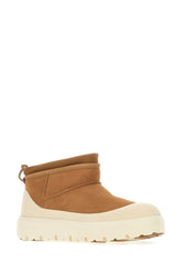 Stivaletti Ultra Mini Weather Hybrid in pelle scamosciata biscotto -  | Wise