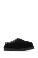 Black suede Tasman slippers -  | Wise